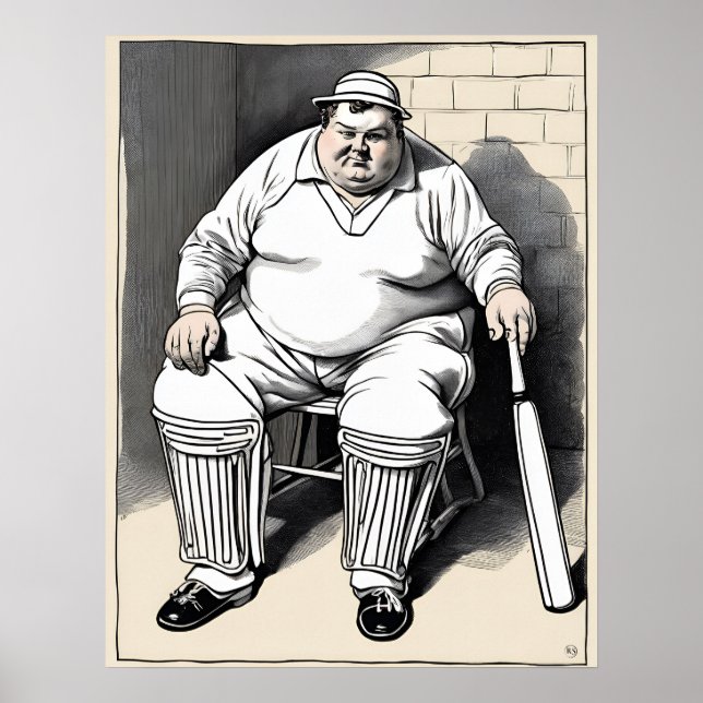 In At Eleven - Archival Cricket Print (Front)