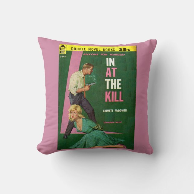 In At the Kill pulp novel cover Cushion (Front)
