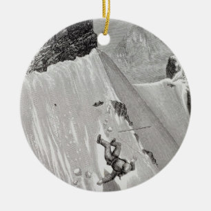 'In Attempting to Pass the Corner I Slipped and Fe Ceramic Tree Decoration