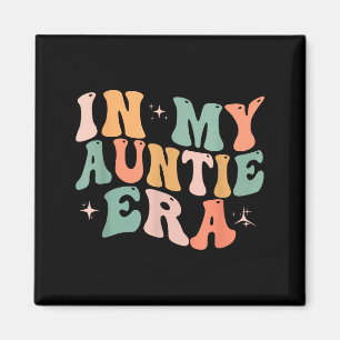 In auntie era baby announcement for aunt mother's magnet