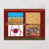 In Autumn Season 2021 Postcard