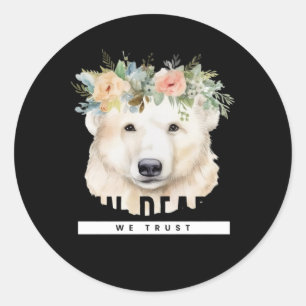 In Bear We Trust - Women's Voice Sticker