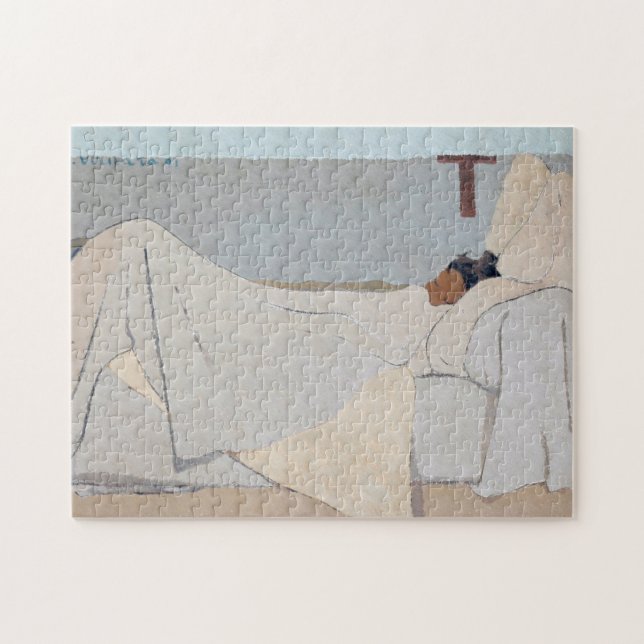 In Bed, Edouard Vuillard Jigsaw Puzzle (Horizontal)