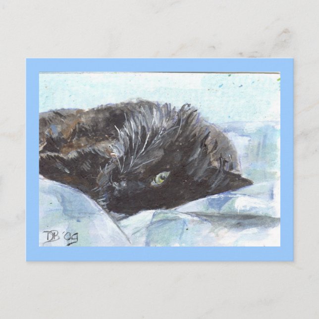 In bed postcard (Front)