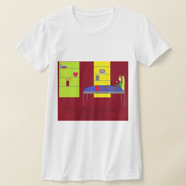 In Bed Until Noon T-Shirt (Laydown)