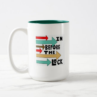 'In Before The Lock' Logo Mug