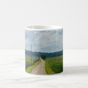 In Between Corn Fields Coffee Mug