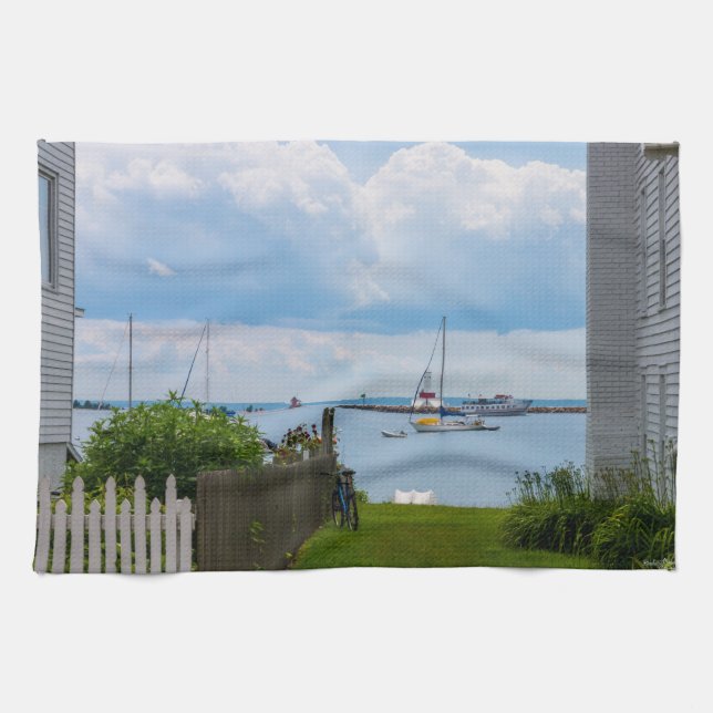 In Between Houses Tea Towel (Horizontal)