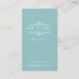 In Between Modern Elegant Artistic Professional Appointment Card