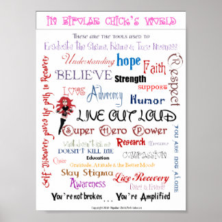 In Bipolar Chick's World Poster