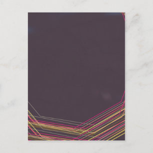 in black 0900 abstract art postcard