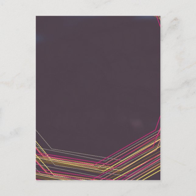 in black 0900 abstract art postcard (Front)