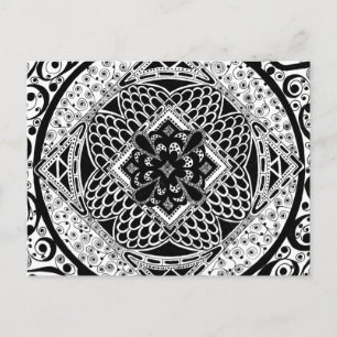 in Black & White Postcard