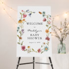 In Bloom Baby Shower Welcome Sign