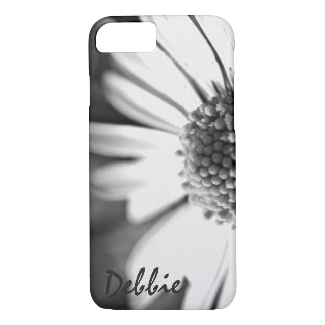 In Bloom l B&W Foral Photography Case-Mate iPhone Case (Back)