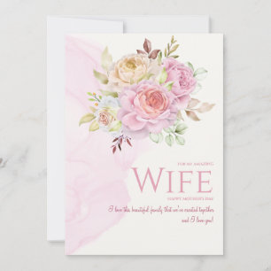 In Bloom Mother's Day Card for Wife