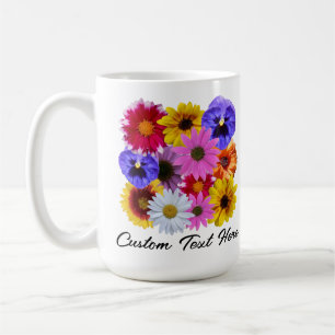 In Bloom - Square Floral Coffee Mug