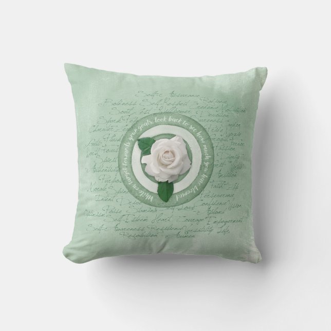 In Bloom Throw Pillow (Front)