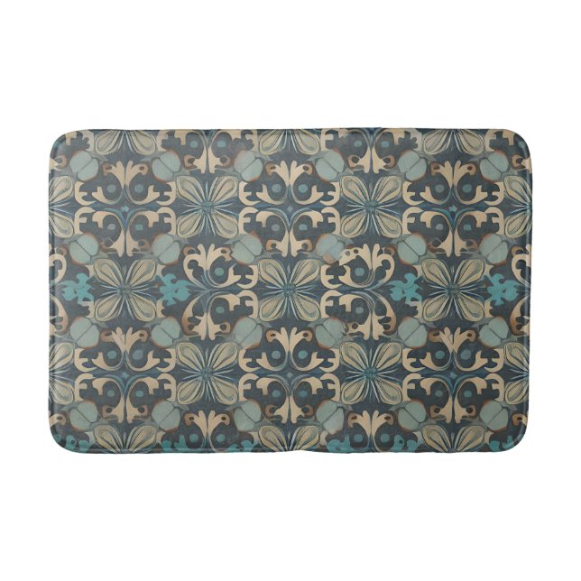 in blue bath mat (Front)