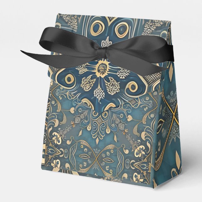 in blue favour box (Front Side)