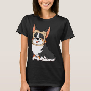 In Bread Corgi Black T-Shirt