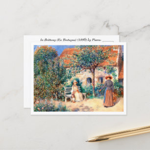 In Brittany by Pierre-Auguste Renoir Postcard
