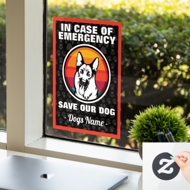 In Case Of Emergency Save German Shepherd Dog Wind (Office)