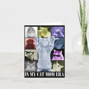 In cat mum era groovy mothers day women mum life card