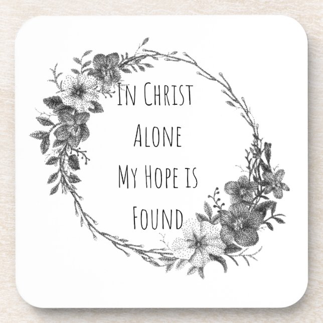 In Christ Alone Coasters (Front)