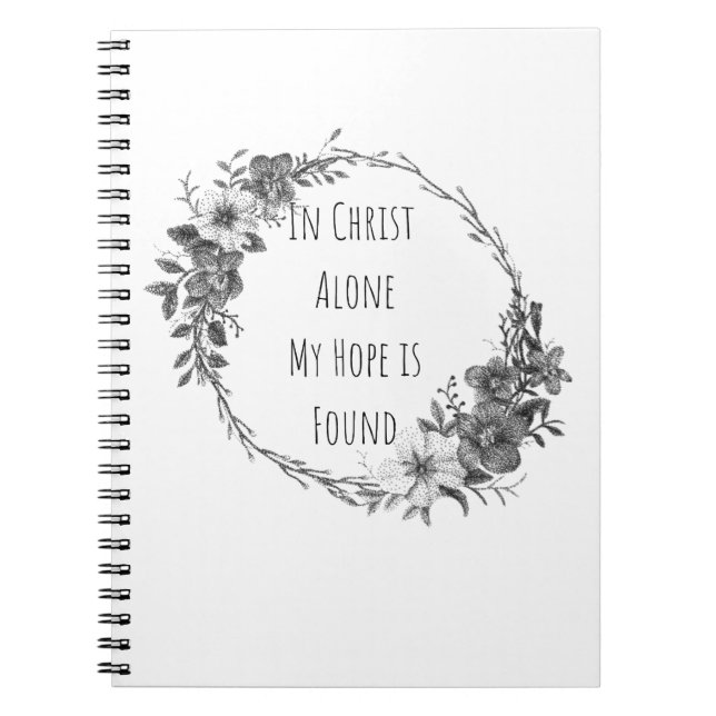 In Christ Alone Notebook (Front)