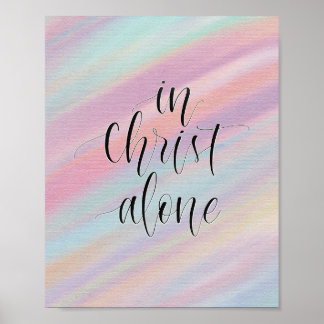 In Christ alone Poster
