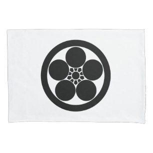 In circle plum bowl pillowcase