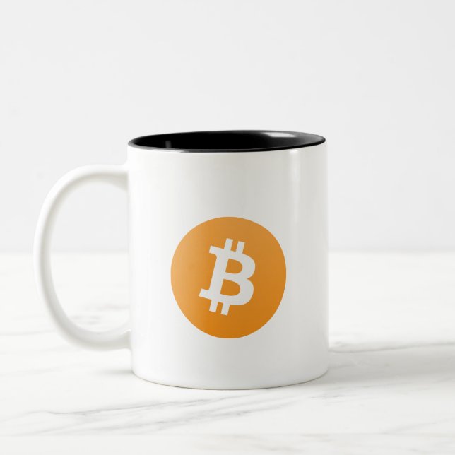 In Crypto We Trust Bitcoin Mug (Left)