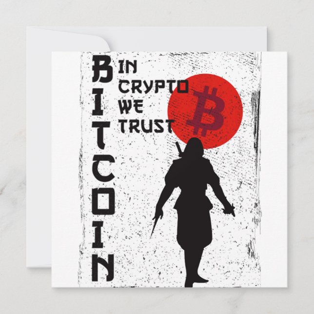 In Crypto We Trust- Bitcoin Samurai (Front)