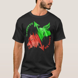 In Crypto We Trust Cryptocurrency Trading Bull T-Shirt
