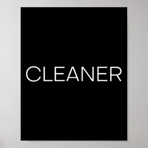 In Da Clerb We All Fam Abbi's Gym Cleaner - Black Poster