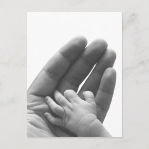 In Daddy's Hand Postcard