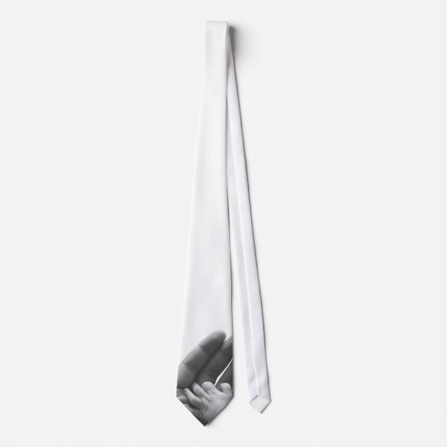 In Daddys Hands Men's Tie (Front)