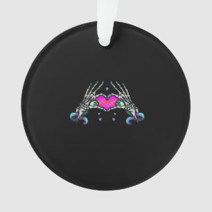 In Death - Skeleton Heart Hands Ornament