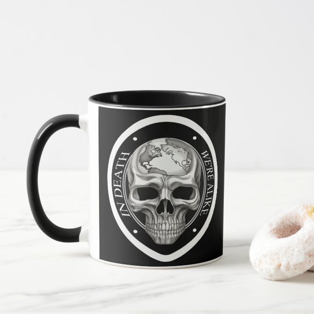 In Death, We're Alike Mug (With Donut)