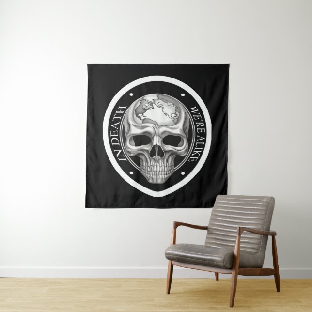 In Death, We're Alike Tapestry (In Situ)