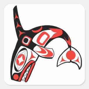 IN DEEP WATERS SQUARE STICKER