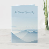 In Deepest Sympathy Help in Difficulty Mountains C