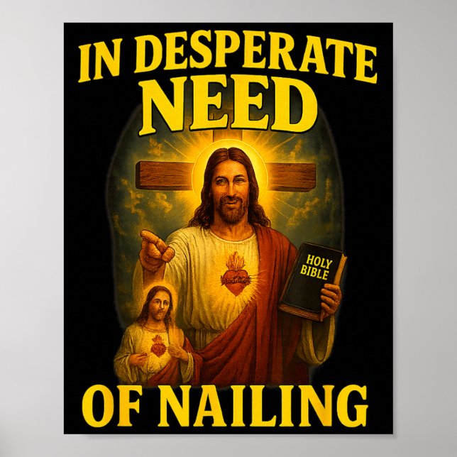 In Desperate Need Of Nailing Funny Gen Z Brainrot  Poster (Front)