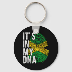 in DNA Jamaica Flag Jamaican Independence Day Key Ring