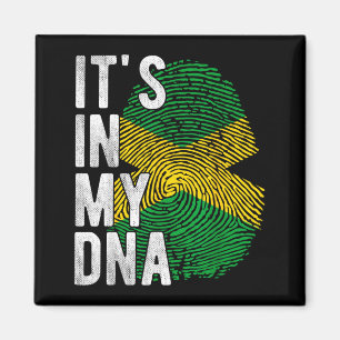 in DNA Jamaica Flag Jamaican Independence Day Magnet