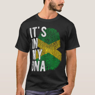 in DNA Jamaica Flag Jamaican Independence Day T-Shirt