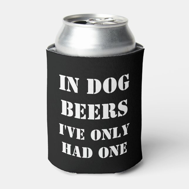 IN DOG BEERS CAN COOLER (Can Front)