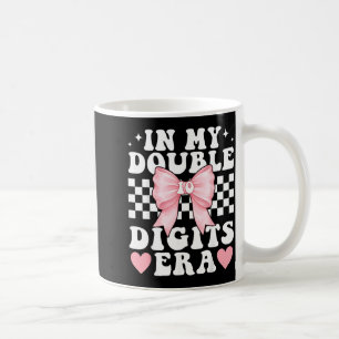 in Double Digits Era 10th Birthday Bow Girls Hello Coffee Mug