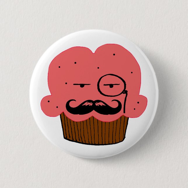 in English muffin 6 Cm Round Badge (Front)